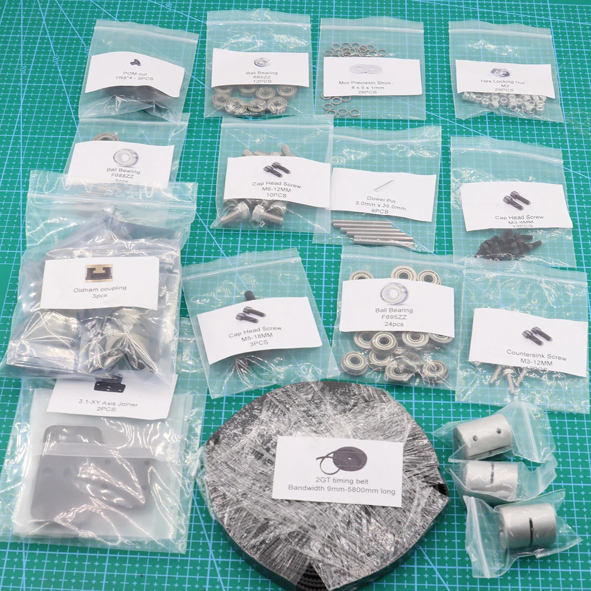 The upgraed kits for Rat Rig V-Core 3 Upgrade Kit  from v3.0 to v3.1