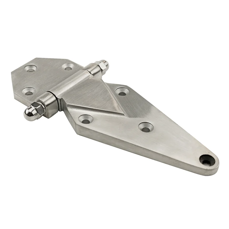 304 Stainless Steel Heavy Duty Hinge With Bearings For Flat Doors On Refrigerated Trucks Industrial Machinery Equipment