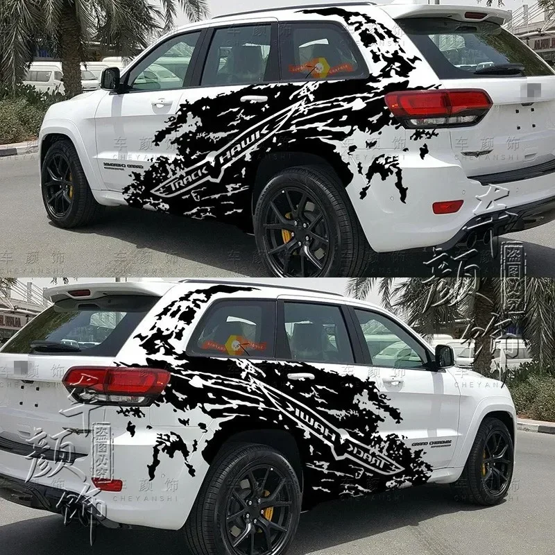 Car Vinyl stickers FOR  Renegade Compass Grand Cherokee body exterior decoration personalized custom off-road decals