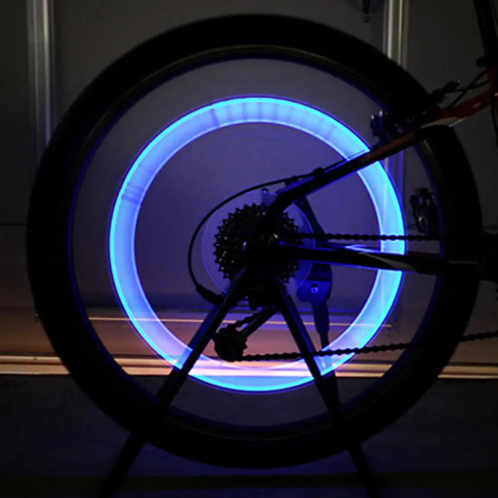 Tire Valve Light Multi-functional Automotive Trim High Quality Plastic Practical Valve Cap Light for Bike