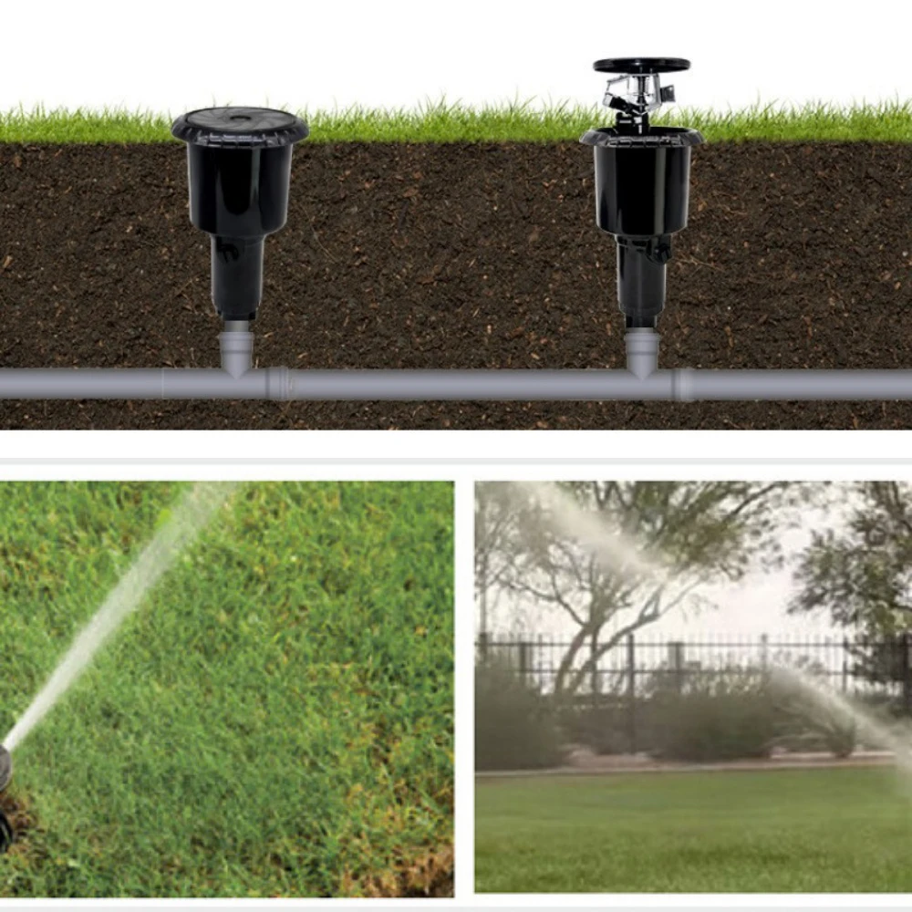 Impulse Pop-up Sprinkler Agricultural tools Full/part circle Lawn Farmland irrigation Large water flow Sprinkler 1/2\
