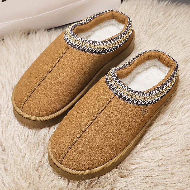 

Мужская обувь, нескользящая обувь на хлопковой подкладке, мягкие и удобные износостойкие зимние ботинки для мужчин, новые мужские лоферы на толстой подошве