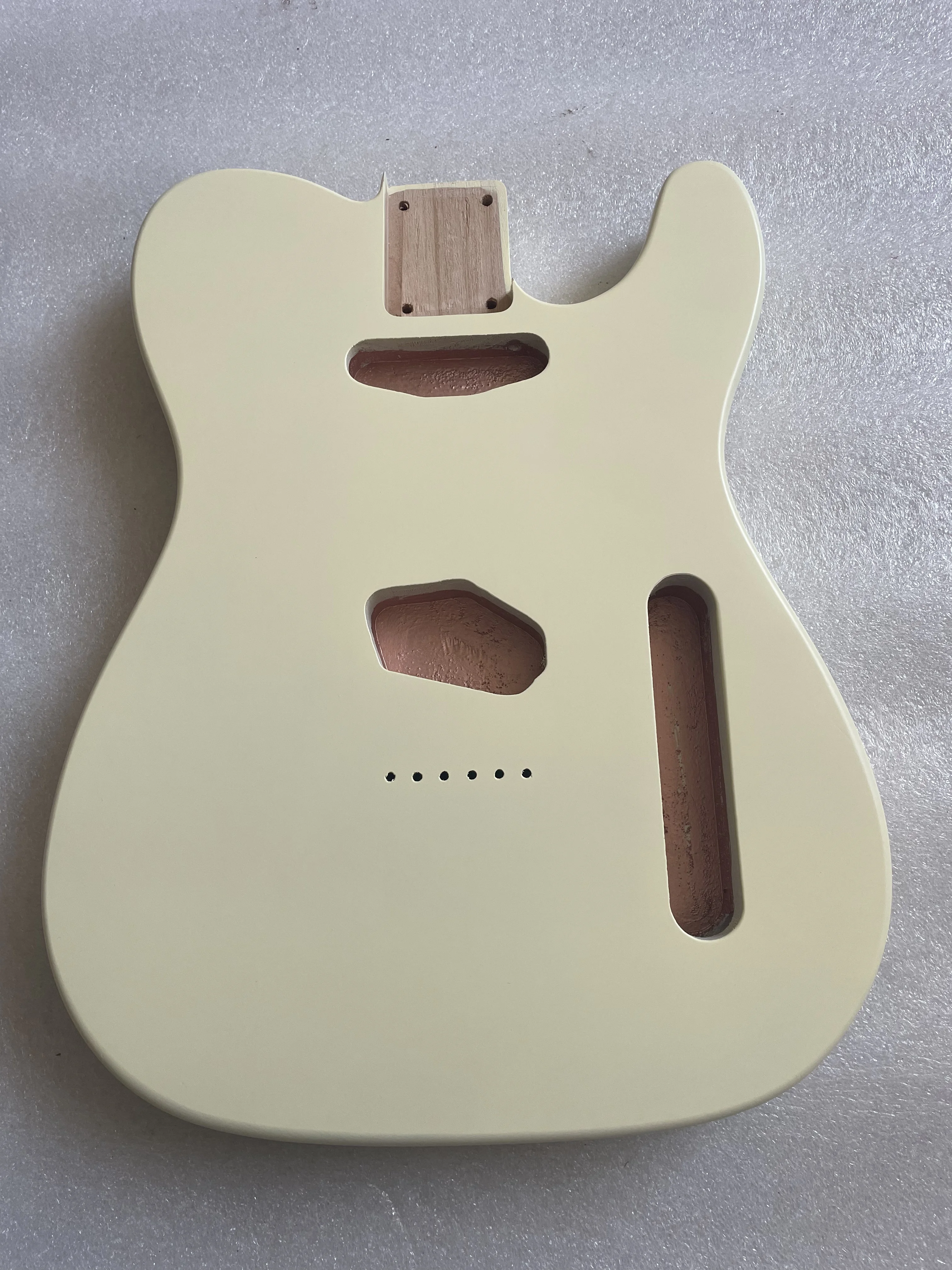 Alder Guitar Body Matte Nitro Finished Guitar Barrel, DIY Replacement Part Accessory, High Quality, Colorful SS, Milk White