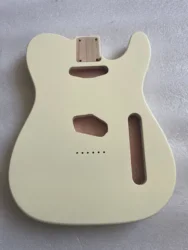 Alder Guitar Body Matte Nitro Finished Guitar Barrel, DIY Replacement Part Accessory, High Quality, Colorful SS, Milk White