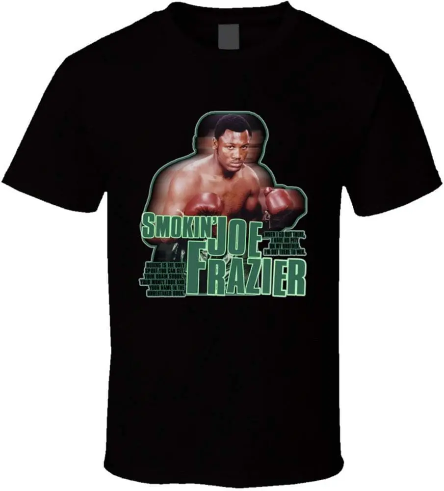 Smokin Joe Frazier rip Boxing Champ Retro t Shirt New Fashion Top Tees