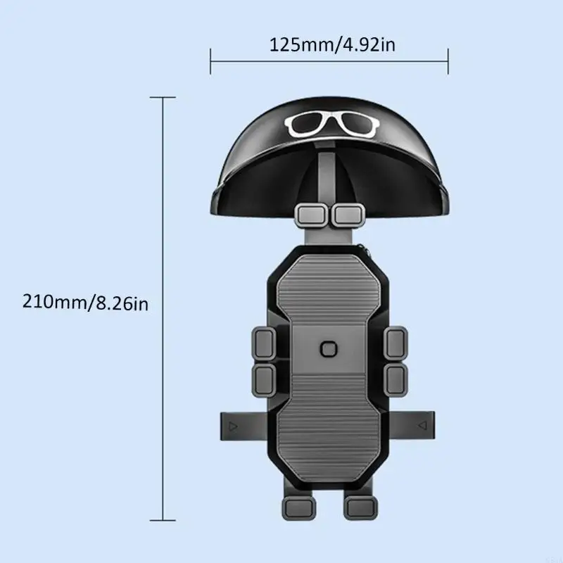 G5GA Easy Installation Phone Mount 360 Rotating Phone Holder Phone Rack for Vehicles