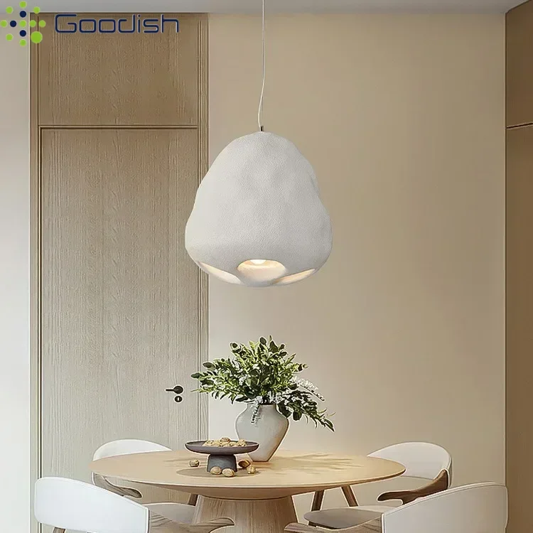 

Modern Wabi-sabi Nordic Agate Stone Shaped LED Pendant Lights Art Home Decoration Hanging Lamps for Hall Restaurant Chandeliers
