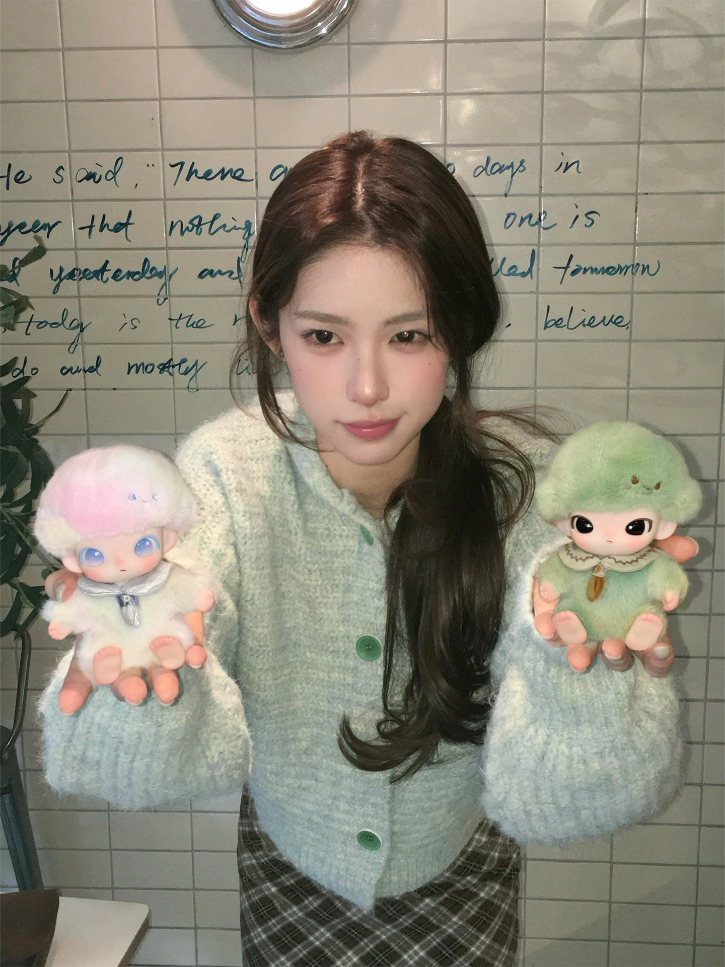 

Loose Fit Knitted Long Sve Hooded Open Cardigan Women's Sle Casual Comfortable Mint een Sweater for Winter Season