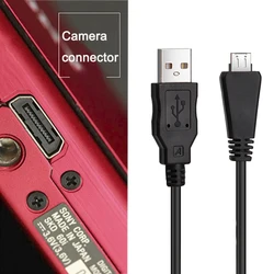 USB DATA cable for Sony VMC-MD3 DSC-T99 T110 T110/B T110/R T110/P T110/V T110/D DSC-HX100 HX100V HX100 HX7V WX5C WX7 WX9 WX30