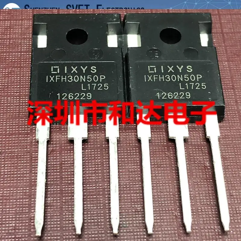 10PCS/Lot IXFH30N50P  TO-247 500V 30A    New And Imported Original 100%Test In Stock