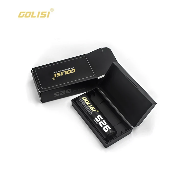 High Power Original Golisi S26 IMR 18650 Battery Capacity 2600mAh 3.7V 25/35A Rechargeable 18650 Lithium Battery For Flashlight