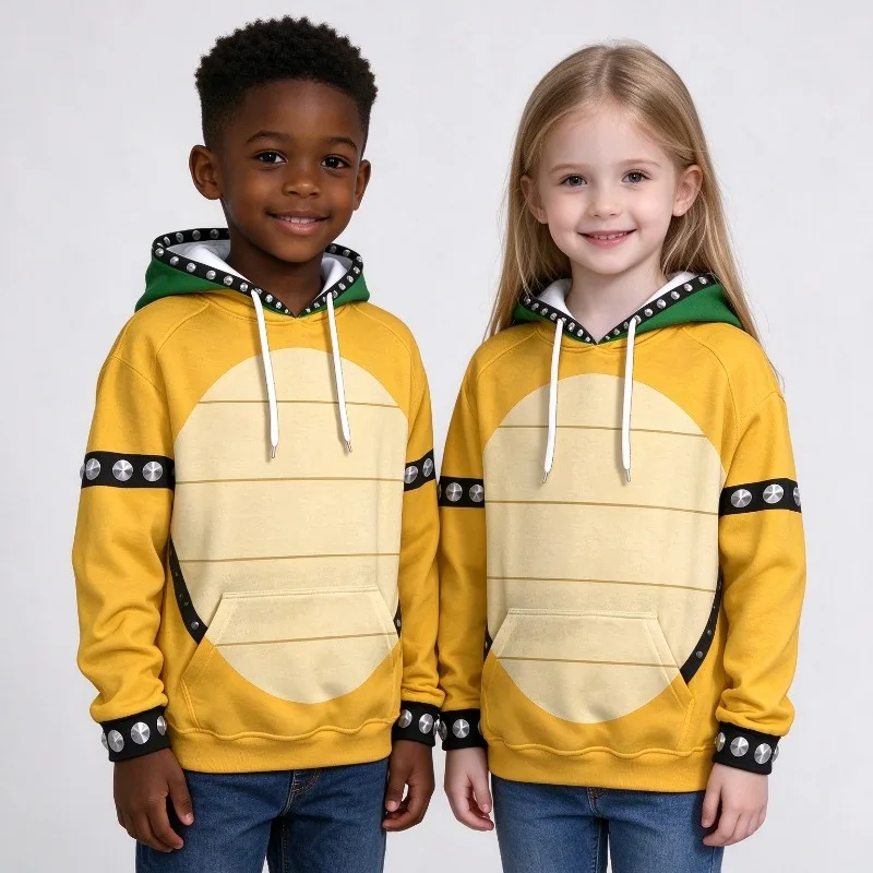 Anime Cosplay Hoodie for Adults Kids 3D Print Cartoon Game Character Hooded Sweatshirt Hip Hop Streetwear Halloween Costume Tops