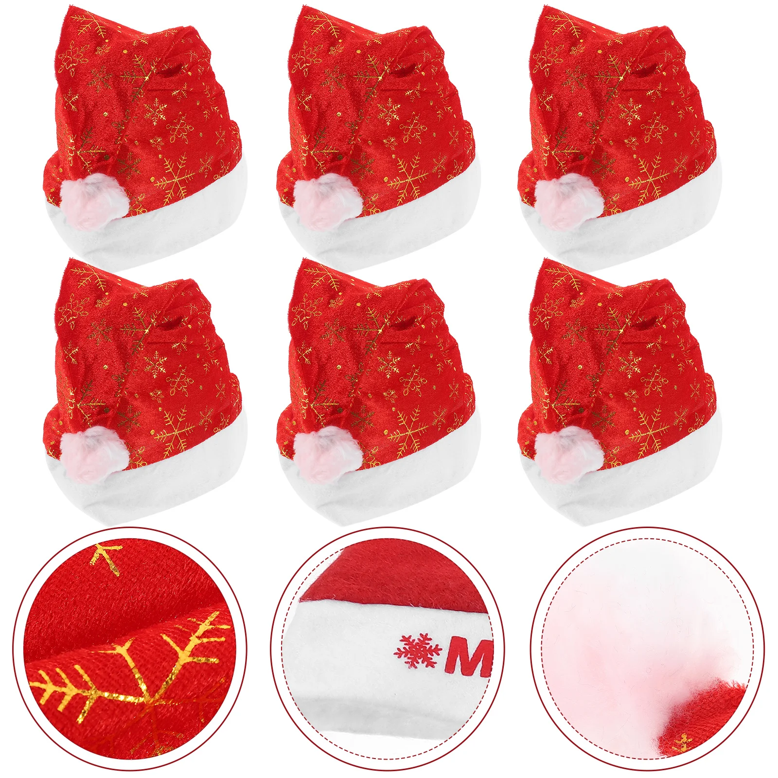 

Christmas Hat Santa Gifts Holiday Headwear for Women Accessory