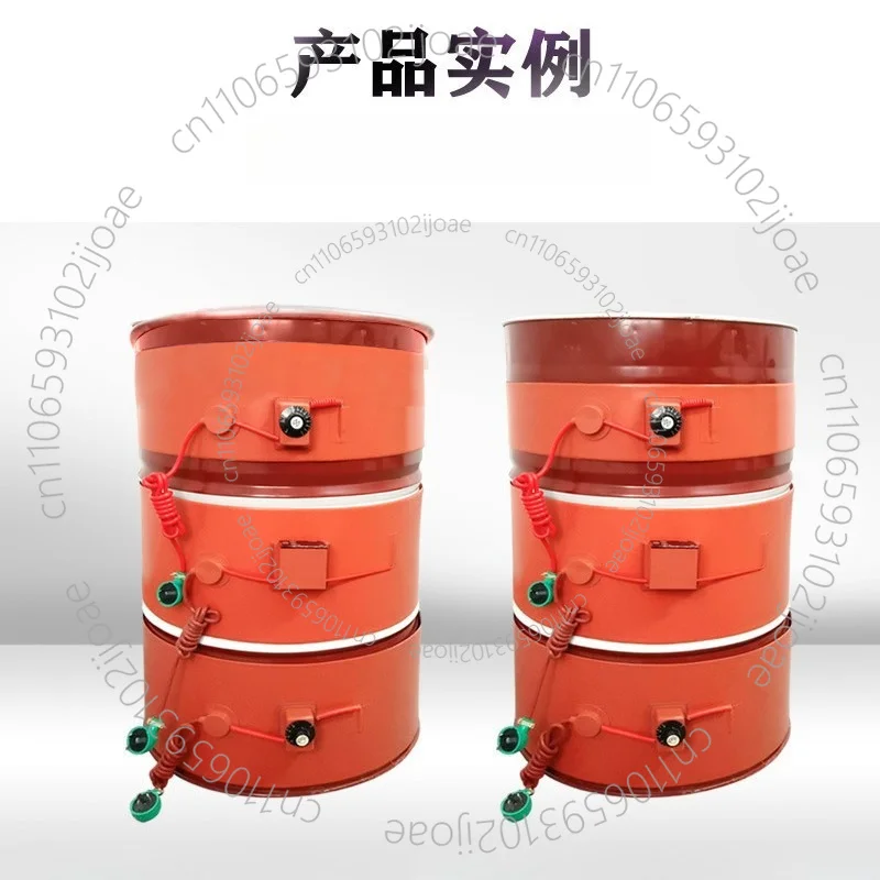 DIY Customizable 200L Oil Drum Silicone Heating Belt Silicone Rubber Heater 1740x250mm 2000W