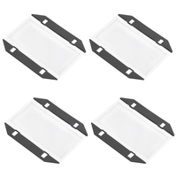 4X Men's Electric Razor Replacement Cutters Outer Foil For Panasonic ES9943C ES318 ES329 ES338 365 Men's Shaver