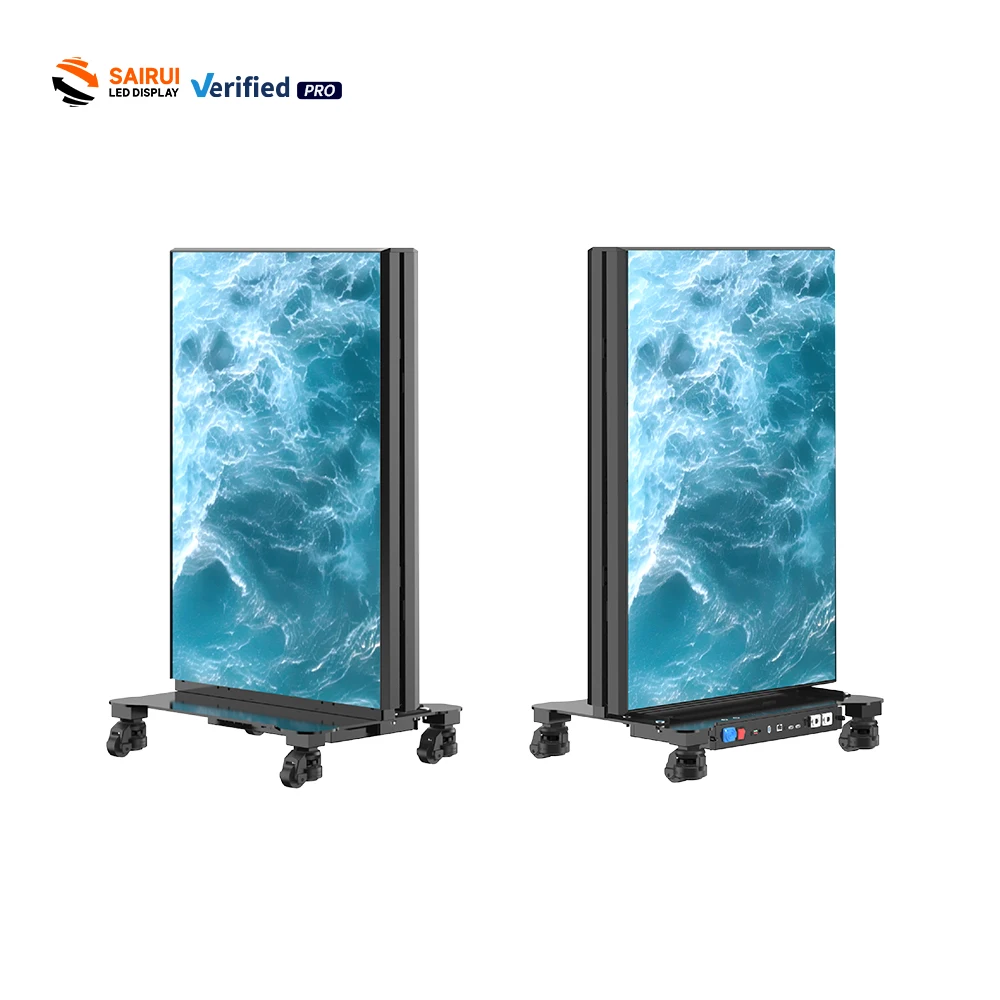 Seamless Splicing Portable Smart Advertising Player LED Screen Digital Indoor LED Poster Display for Events