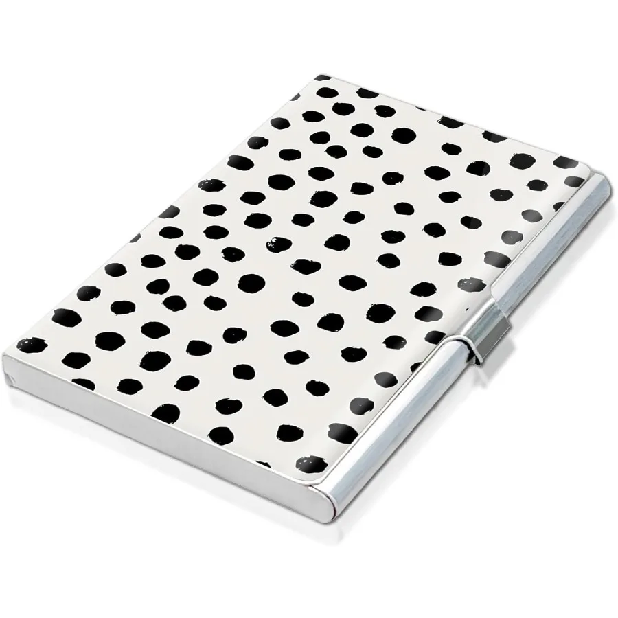 حامل بطاقة العمل، حافظة بطاقات عمل رفيعة، محفظة وعاء، منظم بطاقات الأعمال المعدنية اللطيفة، حافظة بطاقات من الفولاذ المقاوم للصدأ #1