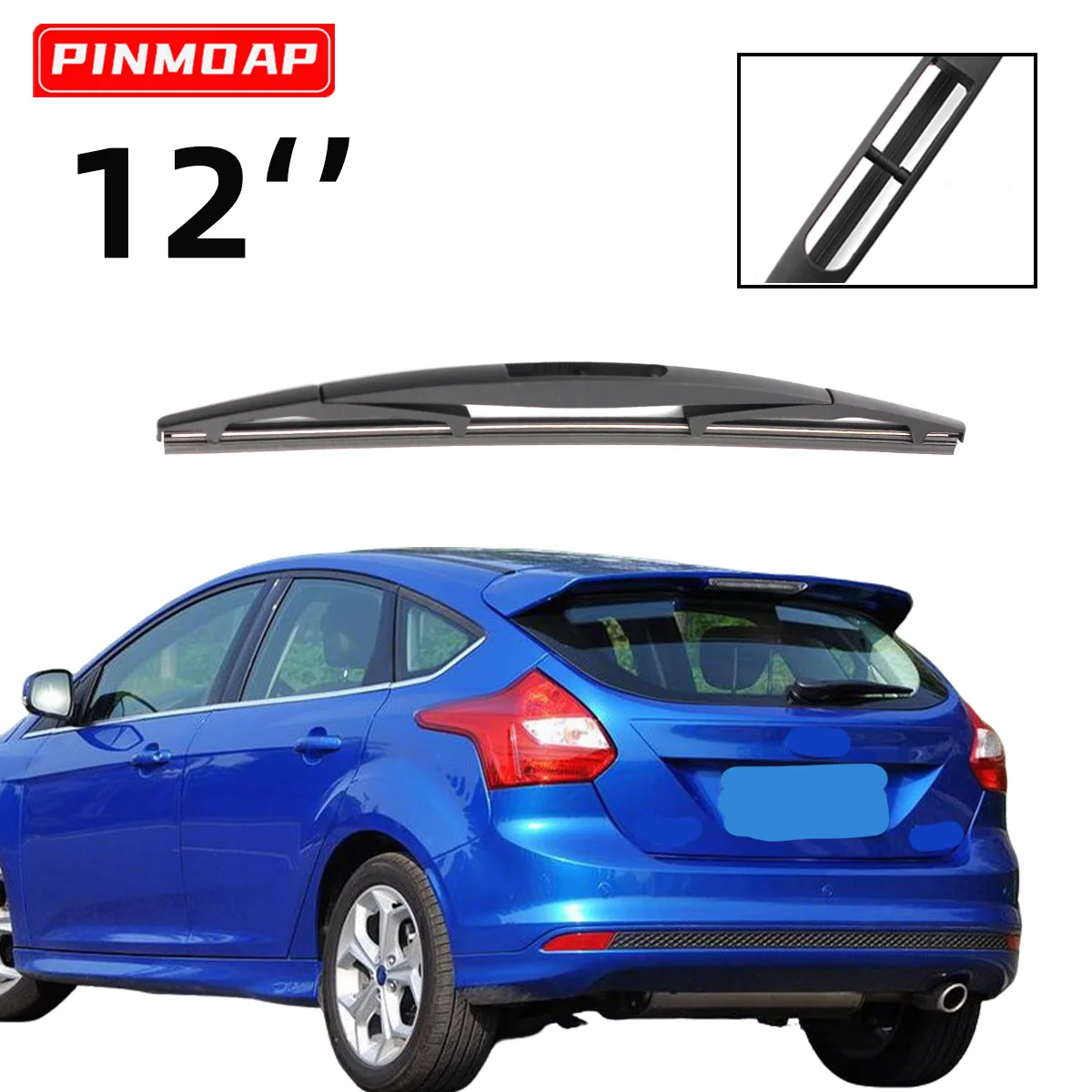 1PC 12 "Heckscheibenwischerblatt Anwendbar Für Ford Escape MK2 2008-2012 Jahr der Windschutzscheibe Windschutz Heckscheibenwischerblatt Auto Zubehör