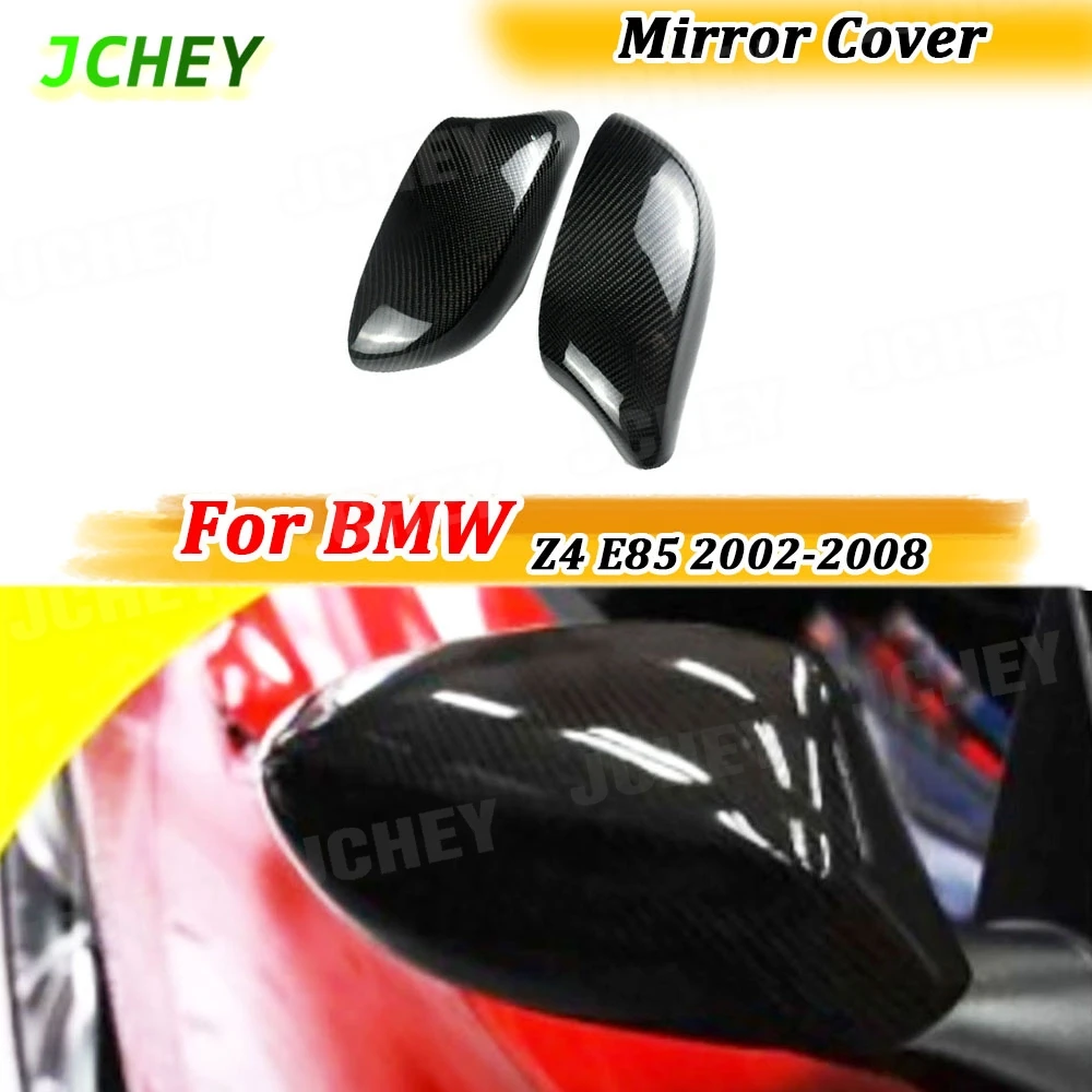 

JCHEY накладка на зеркало автомобиля из углеродного волокна Bodykit, Стайлинг автомобиля для BMW Z4 E85 2002-2008, украшение на зеркало бокового вида