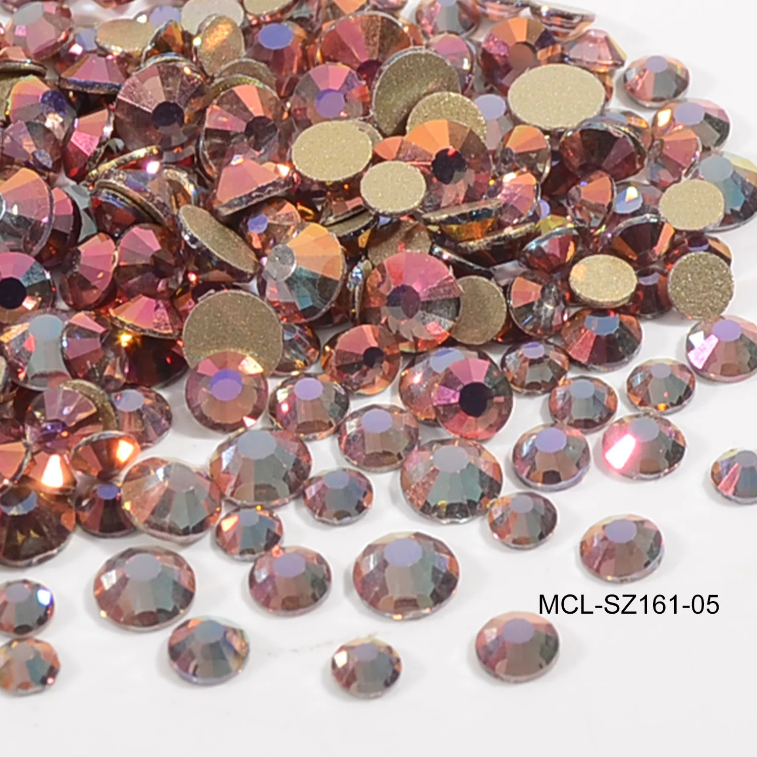 Colorful Rhinestone Gems for Nail Art - Dazzling Flatback Gems Perfect for DIY Nail Art Design