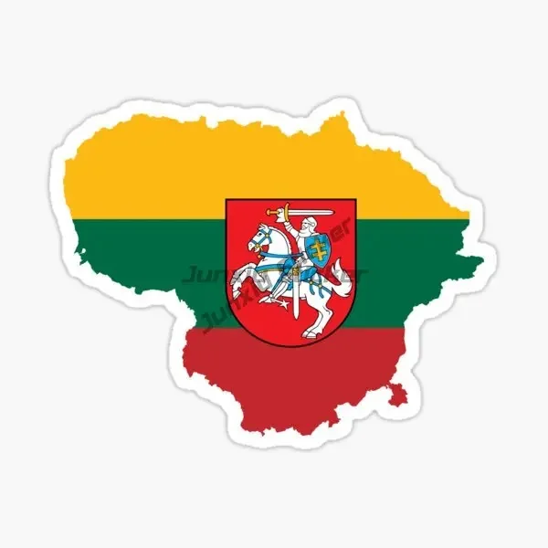 Lithuania LT Flag Map National Emblem Creative Sticker for Decorate Car Motorcycle Helmet Window Fridge Wall Decal Accessories view 5