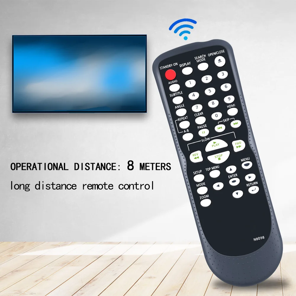 جهاز التحكم عن بعد NB098 NB098UD لمشغل أقراص مضغوطة DVD Magnavox MDV3000/F7 MDV3000