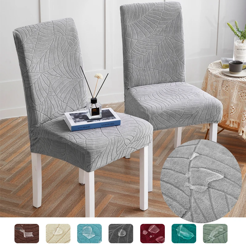 

high quality thick chair cover for dining room all-inclusive jacquard chair cover waterproof elastic for pets dust-proof