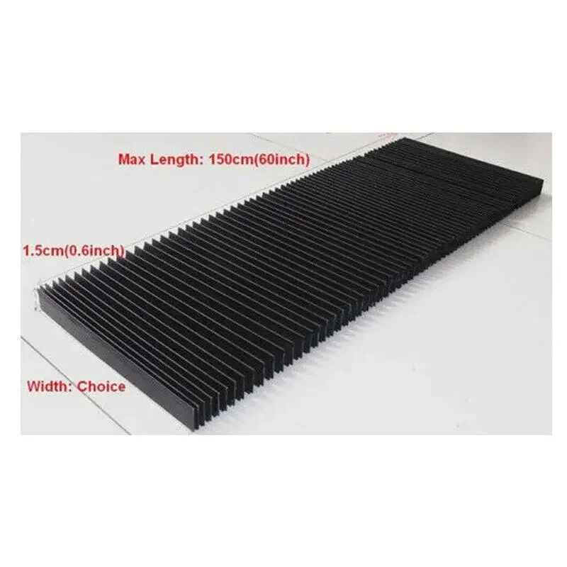 1 PC 30X150CM fresatura flessibile CNC incisore macchina protettiva piatta fisarmonica soffietto strumento di copertura nuovo