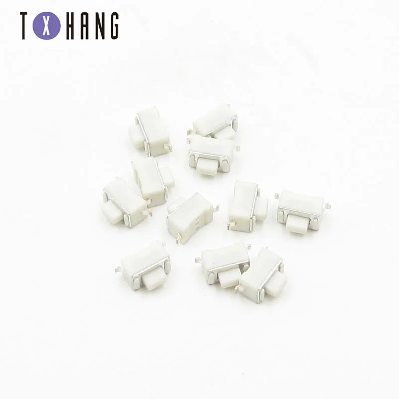 50PCS tactile button key switch momentarily touch the patch 2 pin 3x6x5mm diy electronics