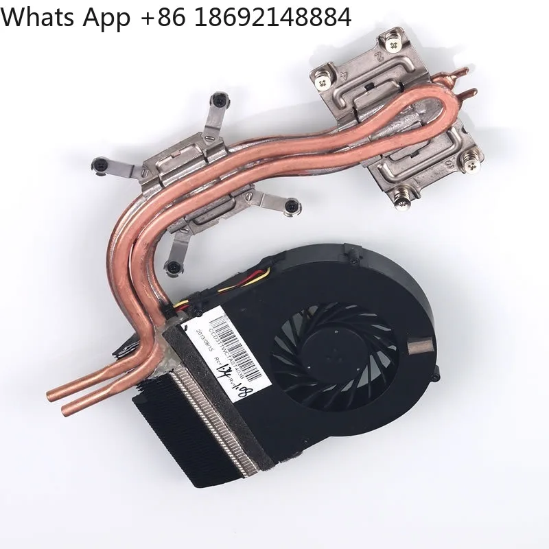 Notebook water-cooled radiator modified 4.5 outer diameter, flat copper tube T2 red copper flat tube