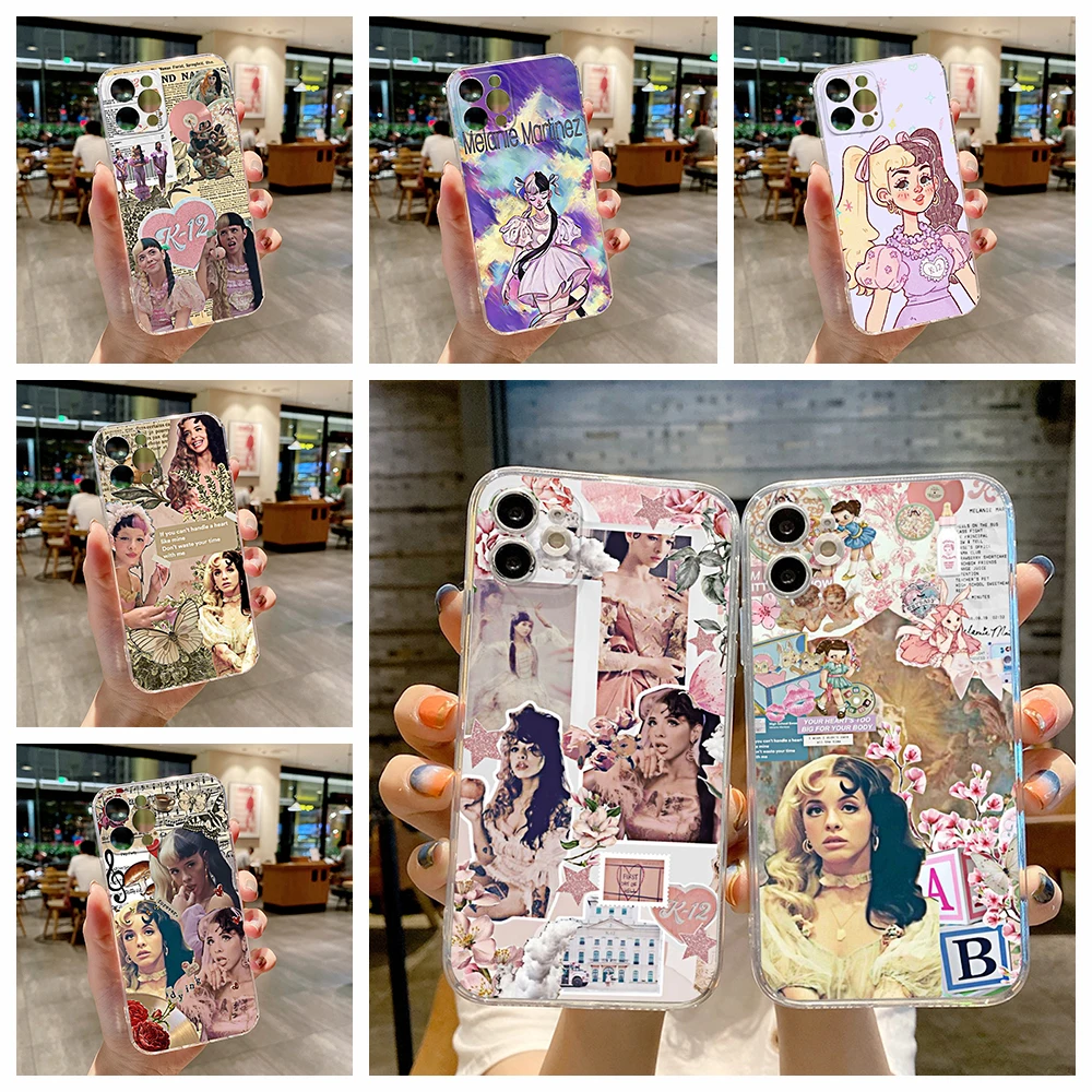 For Iphone 14 Girl Singer Melanie Martinez Phone Case FOR IPhone 14 13 12 11 Pro MAX XR XS MINI Transparent Covers