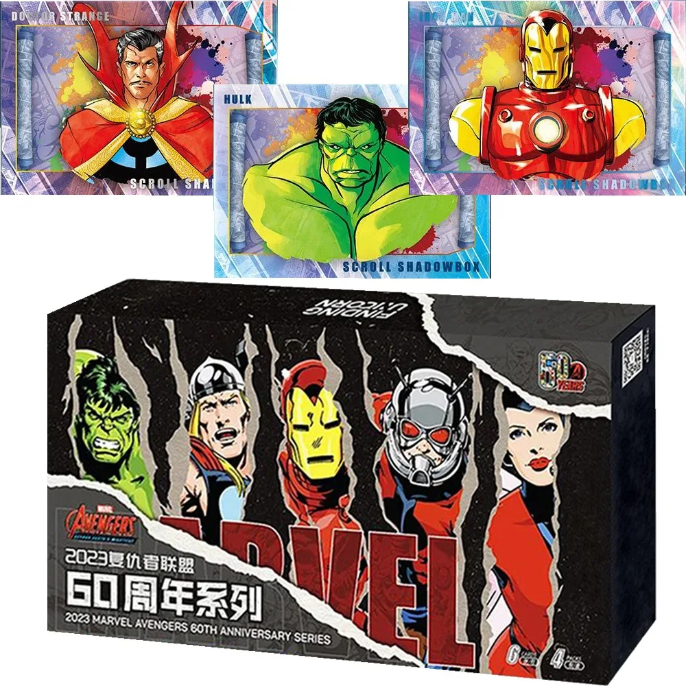 

Wholesale Avengers Cards Collection for Children Rare Parallel Color Version Graffiti Sticker Cards Hobbies Boys Festival Gifts