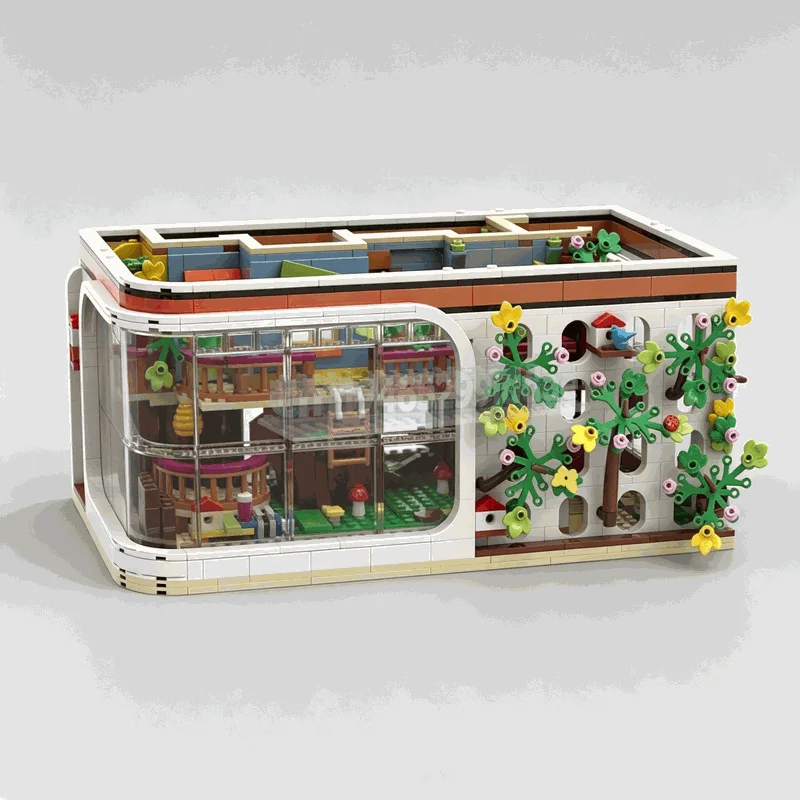 1169PCS Creative Treehouse Building Blocks Modular Garden House Architecture Model DIY Assembly Educational Toy Birthday Gifts