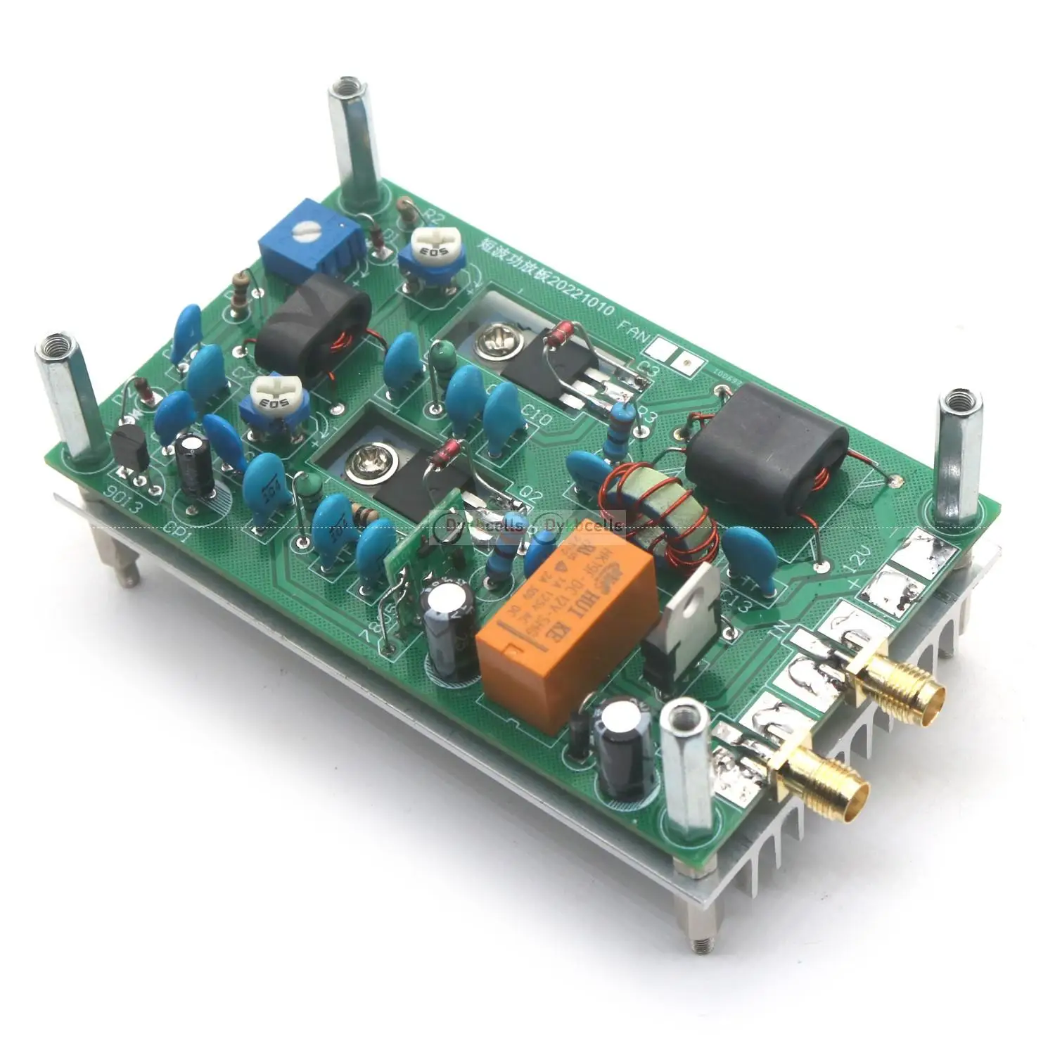3-28MHz 30W RF Power Amplifier Board, HF Linear AMP для SSB CW Ham Radio,7/13.56MHz RFID Shortwave Station,45dBm HF Signal Boost