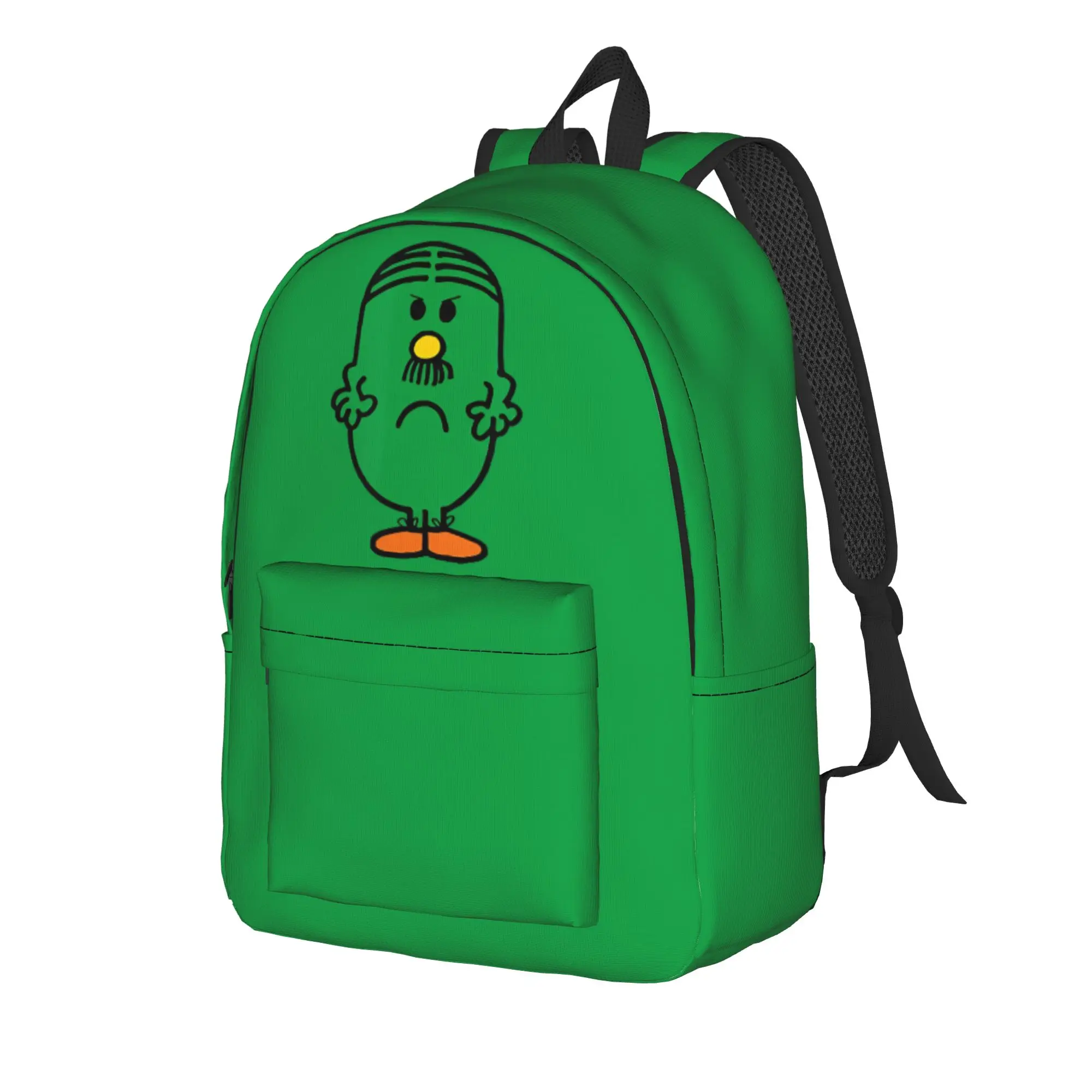 M-Mr M-Men L-Little M-Miss Mr. Fussy unhappy cute Chibi  Teenage Backpack Sports High School Business  Daypack Shoulder Bag