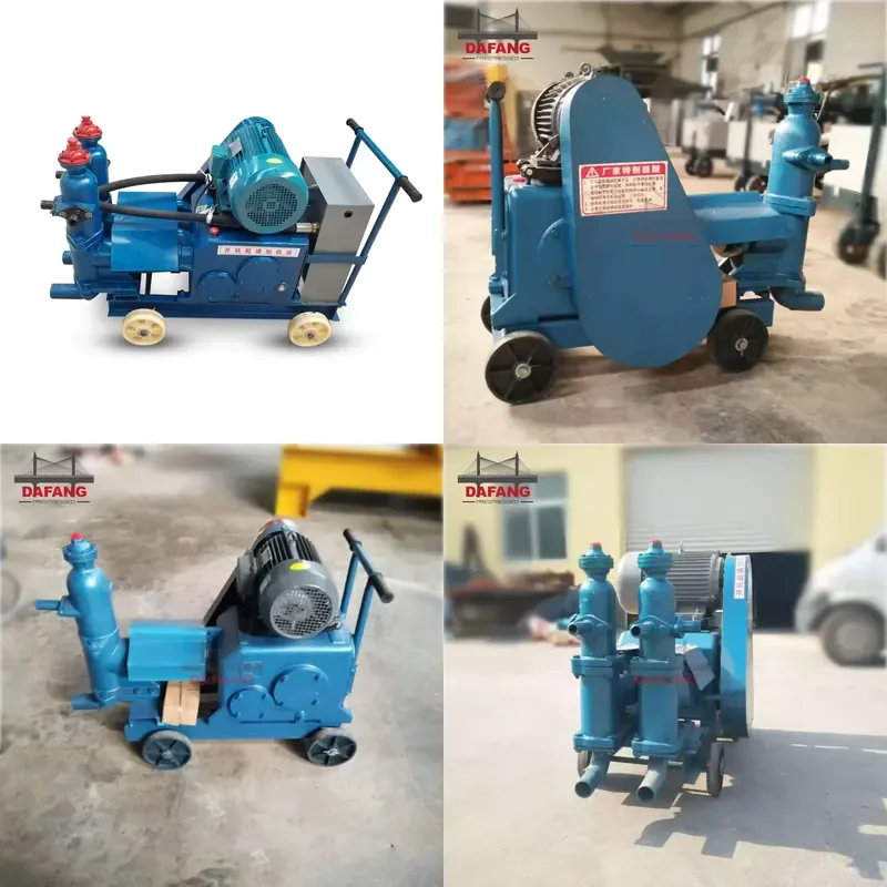 Concrete piston mortar pump for electric grouting pump