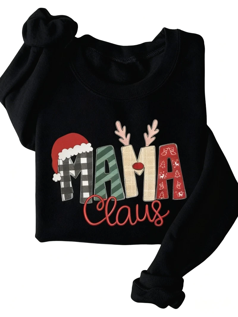 عيد الميلاد كلوز البلوز ماما الجدة جيجي ميمي عرف اسم الهدايا هوديي للنساء سترة ملابس شخصية ملابس ترويجية #1