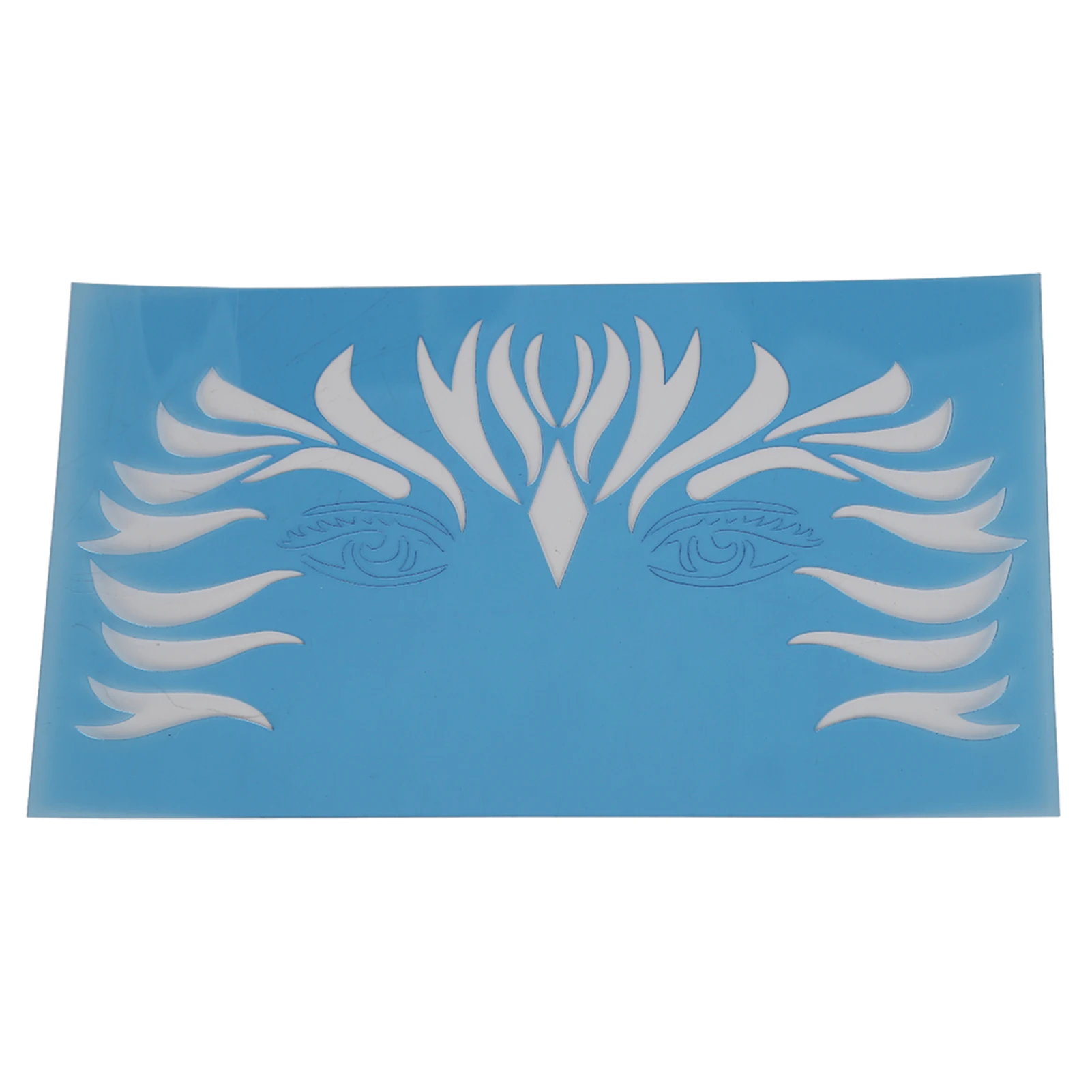 Stencil per pittura per il viso da 10 fogli PET Holiday Halloween Makeup Modello per pittura per il viso per stencil per il viso per spettacoli teatrali