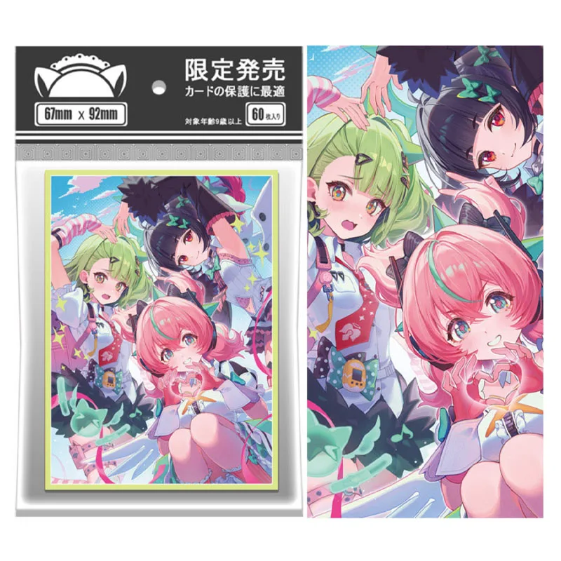67X92Mm 60Pcs/set Diy Self Made Zenless Zone Zero Angels of Delusion Card Sleeves Card Protective Cover Anime Card Gift Toy