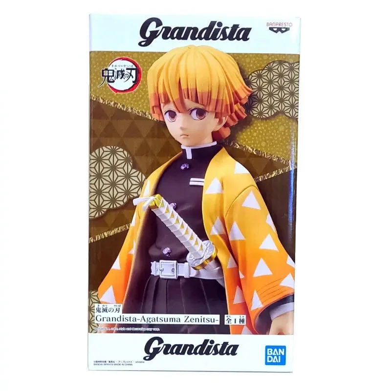 Bandai Originele Banpresto Anime Demon Doder Grandista Gros Agatsuma Zenitsu Leis Ademactiefiguur Verzamelmodel Speelgoed