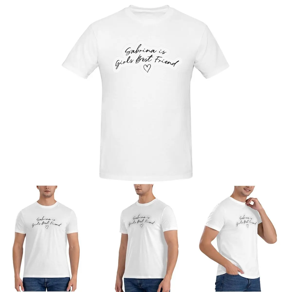 

Sabrina Carpenter Man's Best Friend T-Shirt for Men Cotton Plus Size T Shirts Men's Tees Short Round Neck Summer Clothes Tops