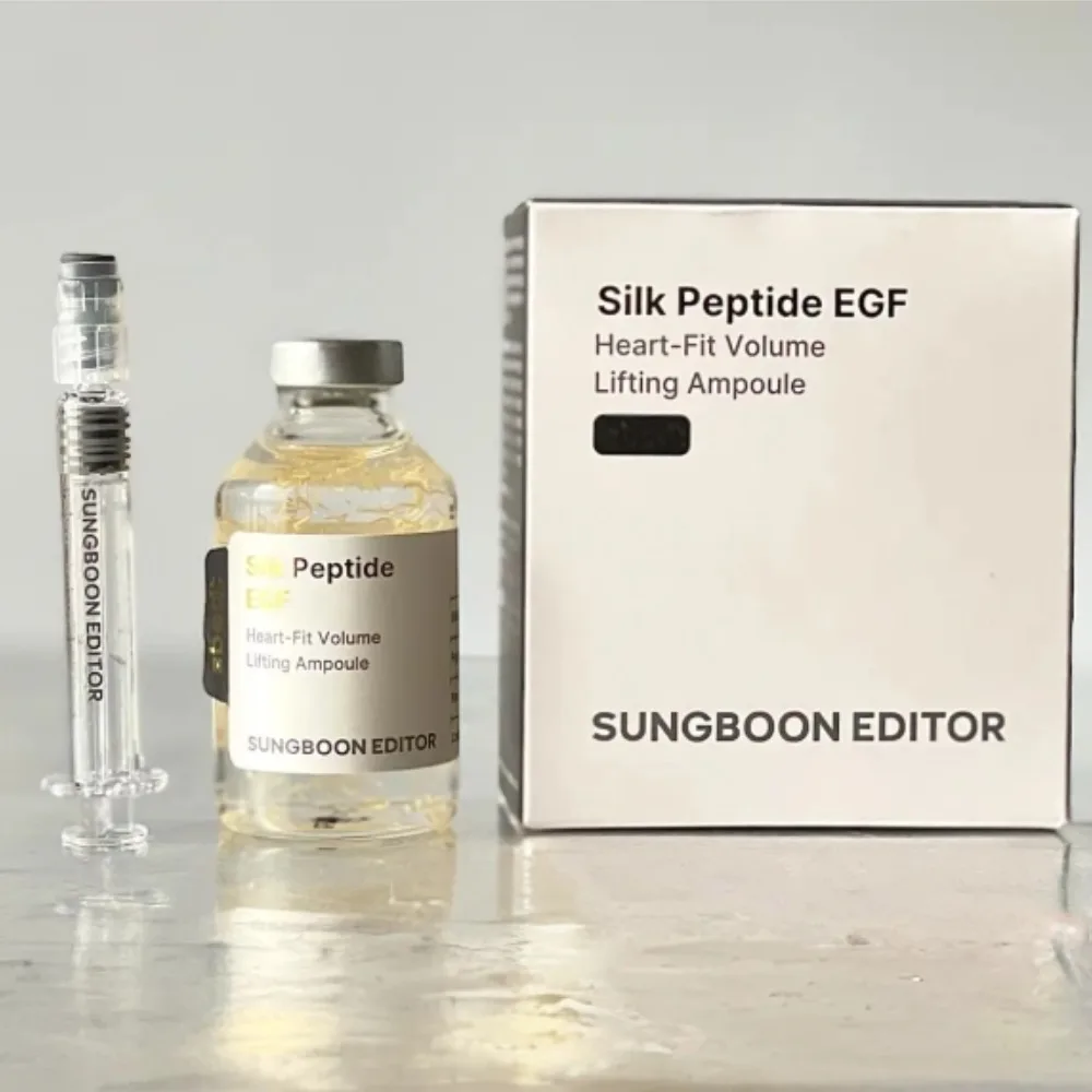 40ml Sbedt Silk Peptide EGF Heart-Fit Volume Lifting Ampoule SUNGBOON EDITOR Original Essence Set Brand Needle Tube Facial Care