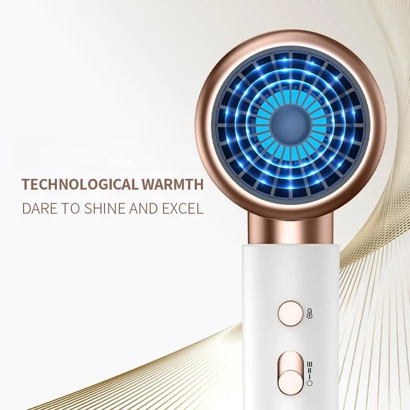 2000W 5th Gear Professional Hair Dryer Negative Lonic Blow Dryer Hot Cold Wind Air Brush Hairdryer Strong PowerDryer Salon Tool image 4