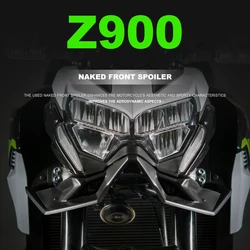 New 2024 2023 2022 Motorcycle Accessories Red Black Green Naked Front Spoiler Winglet Aerodynamic Wing Spoiler For Kawasaki Z900