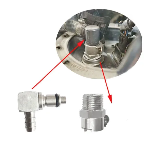 Imagen 2 del producto Conector de metal de liberación rápida de bomba de combustible para BMW R1200GS ADV R1200RT S1000RR K1200R K1300R K1600GTL HP4 Rninet