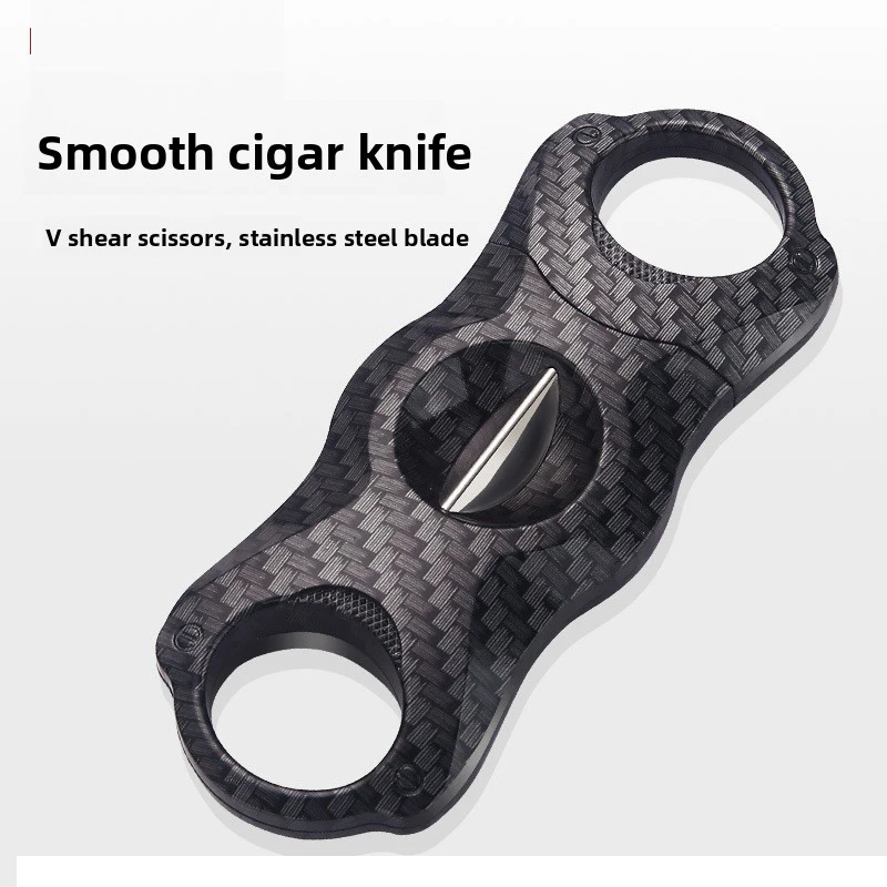 

Cigar V Shears Scissors Stainless Steel Blade Cigar Cutter Smooth Cigar Guillotine Cutting Tool Smoking Accessories