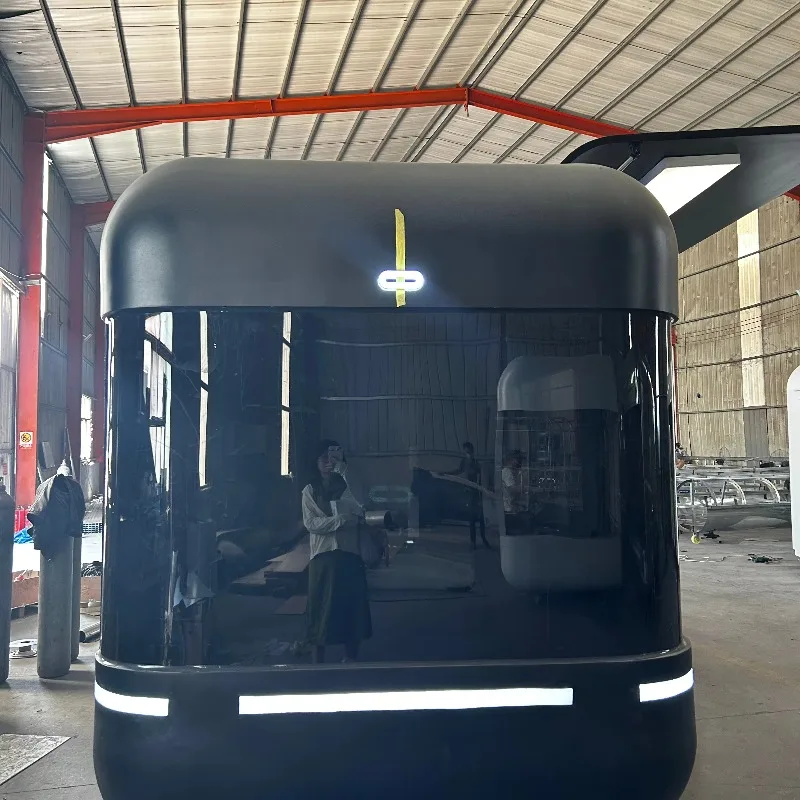 شاحنة طعام متنقلة بتصميم عصري مجهزة بالكامل، مقطورة طعام للشارع لمقطورات امتياز الفشار في الفندق #1