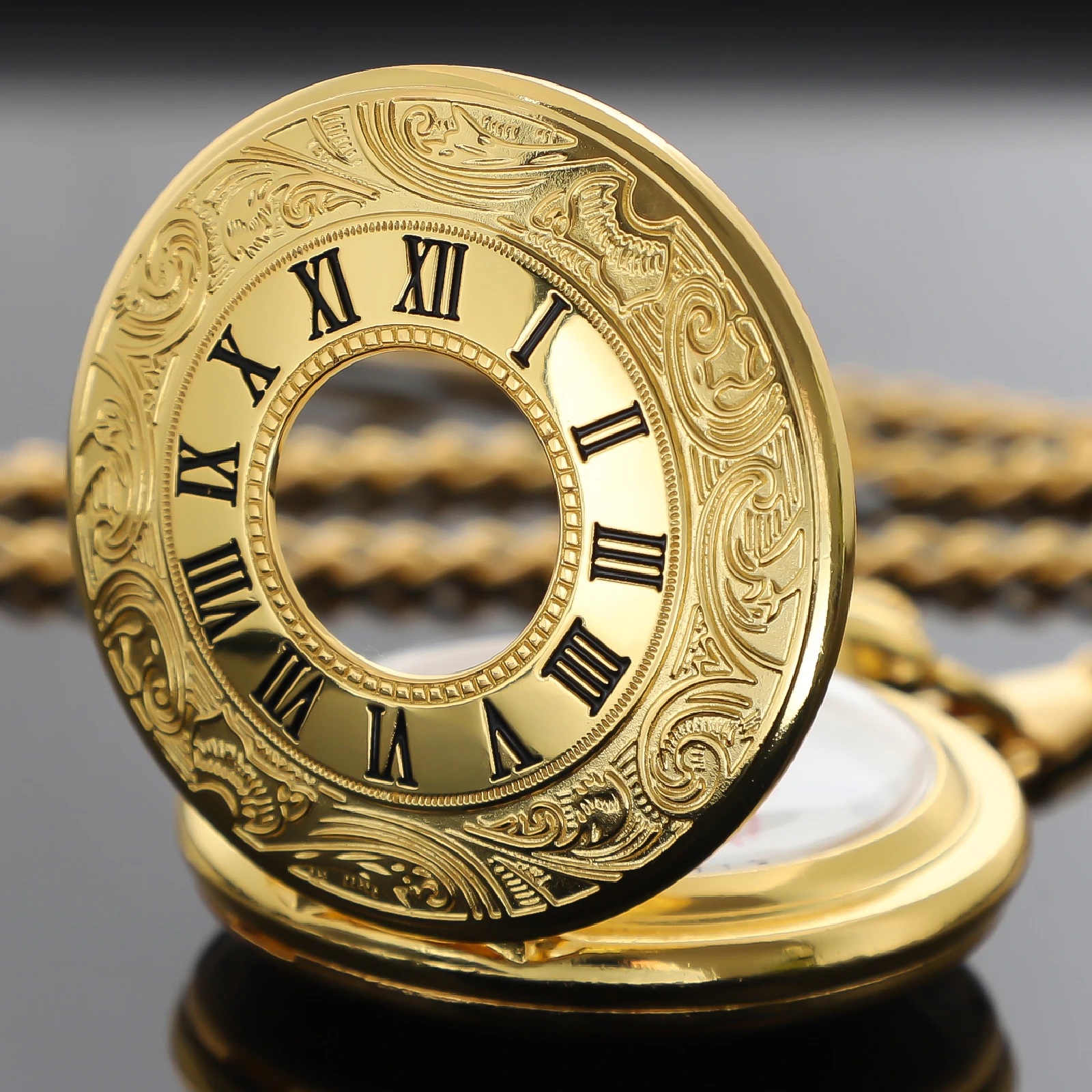 Роскошные золотые винтажные кварцевые карманные часы для женщин и мужчин, ювелирные изделия, подвеска, аксессуары, Reloj Bolsillo Digital