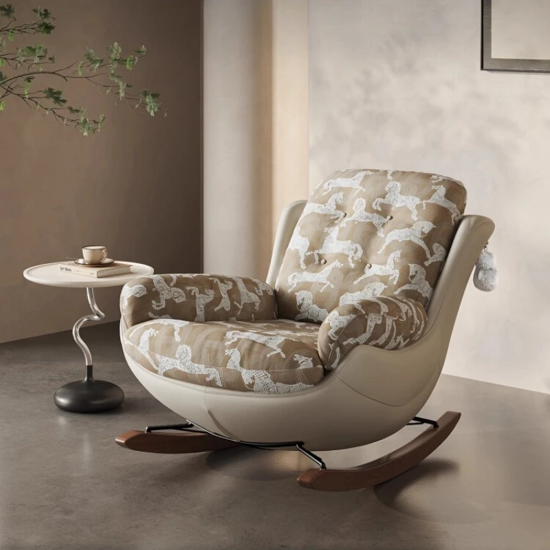 

Designer Patent Flying Pigeon Rocking Chair Italian Simple Reclining Chair Balcony Household Lazy Sofa 2024 Spot