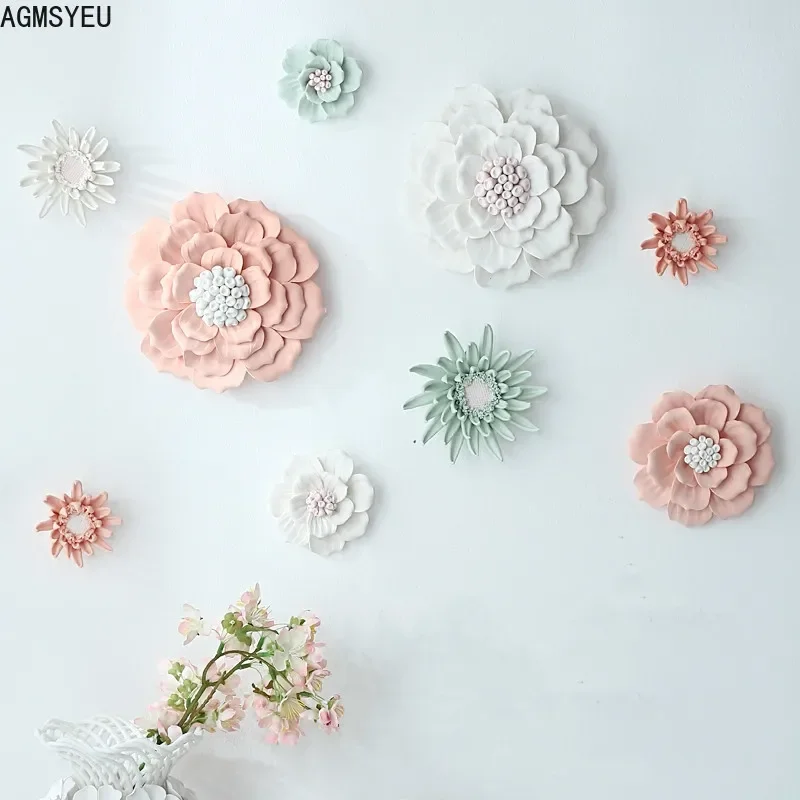 Modern Minimalist Creative Three-Dimensional Plant Wall Decoration Living Room Bedroom Wall TV Background Wall Decoration